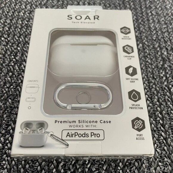 Soar Tech Elevated White Premium AirPods Pro Case New in Box! - Picture 1 of 3